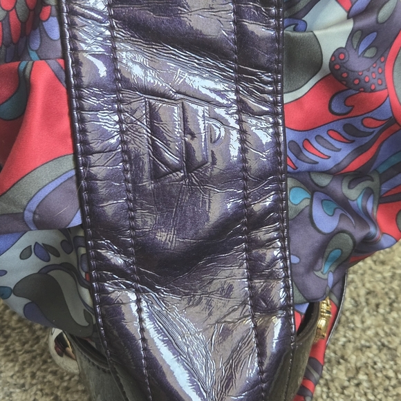 Vintage Kathy Van Zeeland Red and Blue Shoulder Bags - Picture 9 of 12